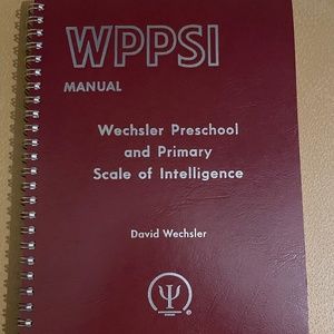 WPPSI PRESCHOOL AND PRIMARY SCALE OF INTELLIGENCE
